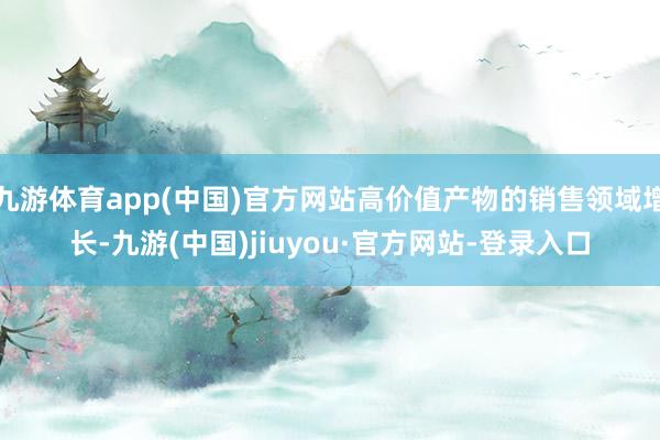 九游体育app(中国)官方网站高价值产物的销售领域增长-九游(中国)jiuyou·官方网站-登录入口